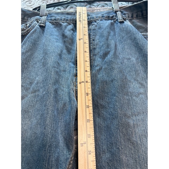Levi Strauss & Co. 559 Men's Relaxed Straight‎ Leg Light Wash Jeans W42 L32 - Picture 7 of 9